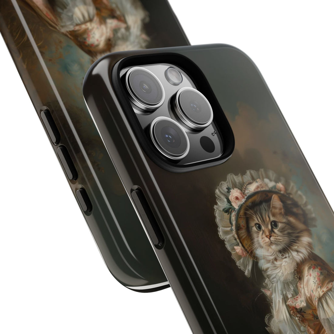 Charming Vintage Cat Phone Case – Unique Gift