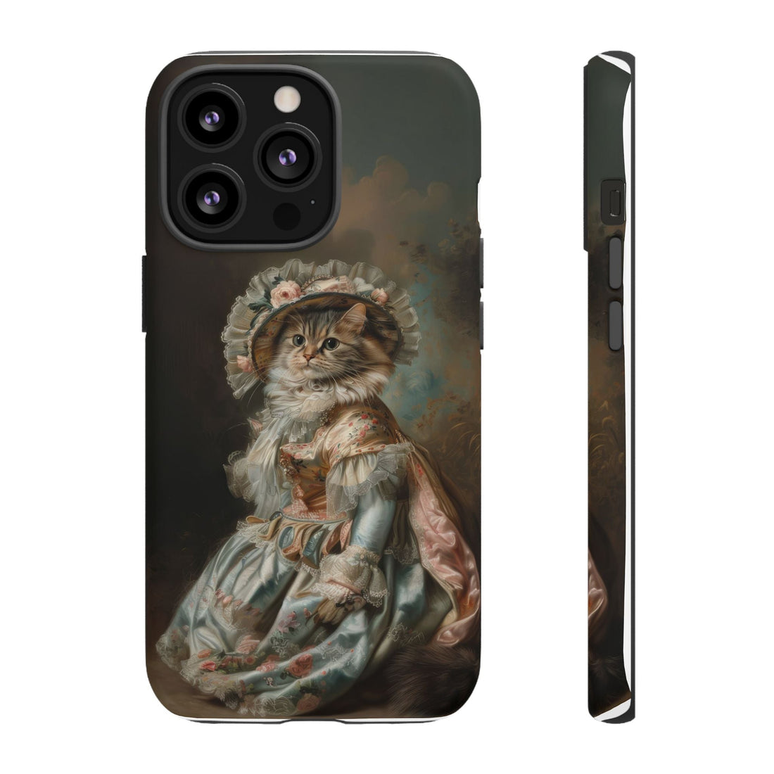 Charming Vintage Cat Phone Case – Unique Gift