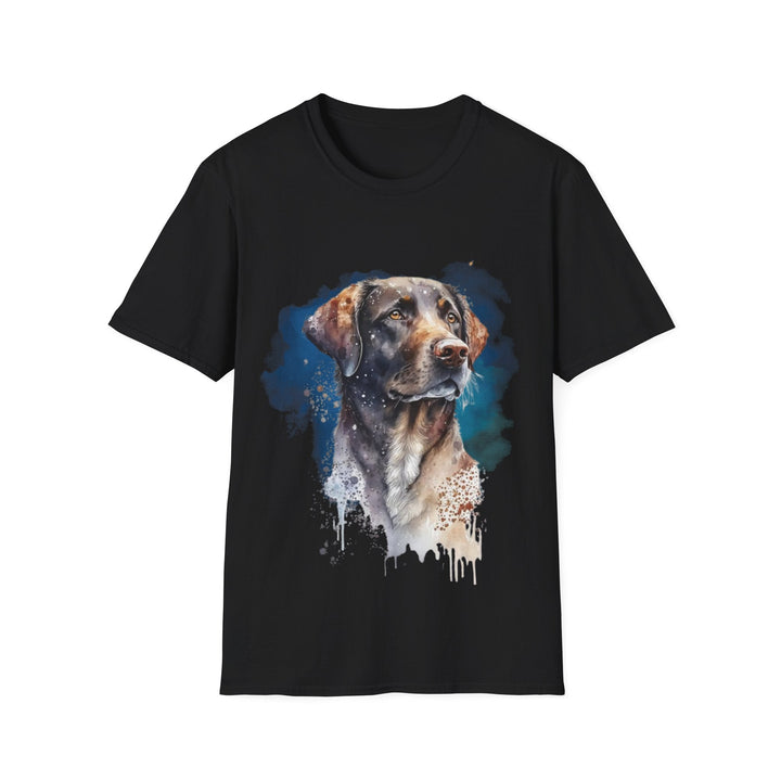Watercolor Dog Art T-Shirt – Pet Lover Gift