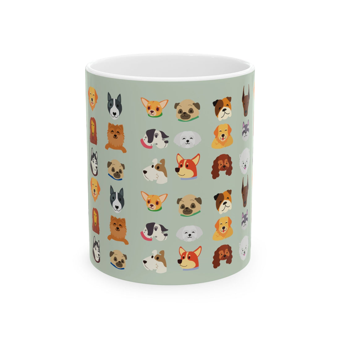 Cute Dog Breed Ceramic Mug – Dog Lover Gift