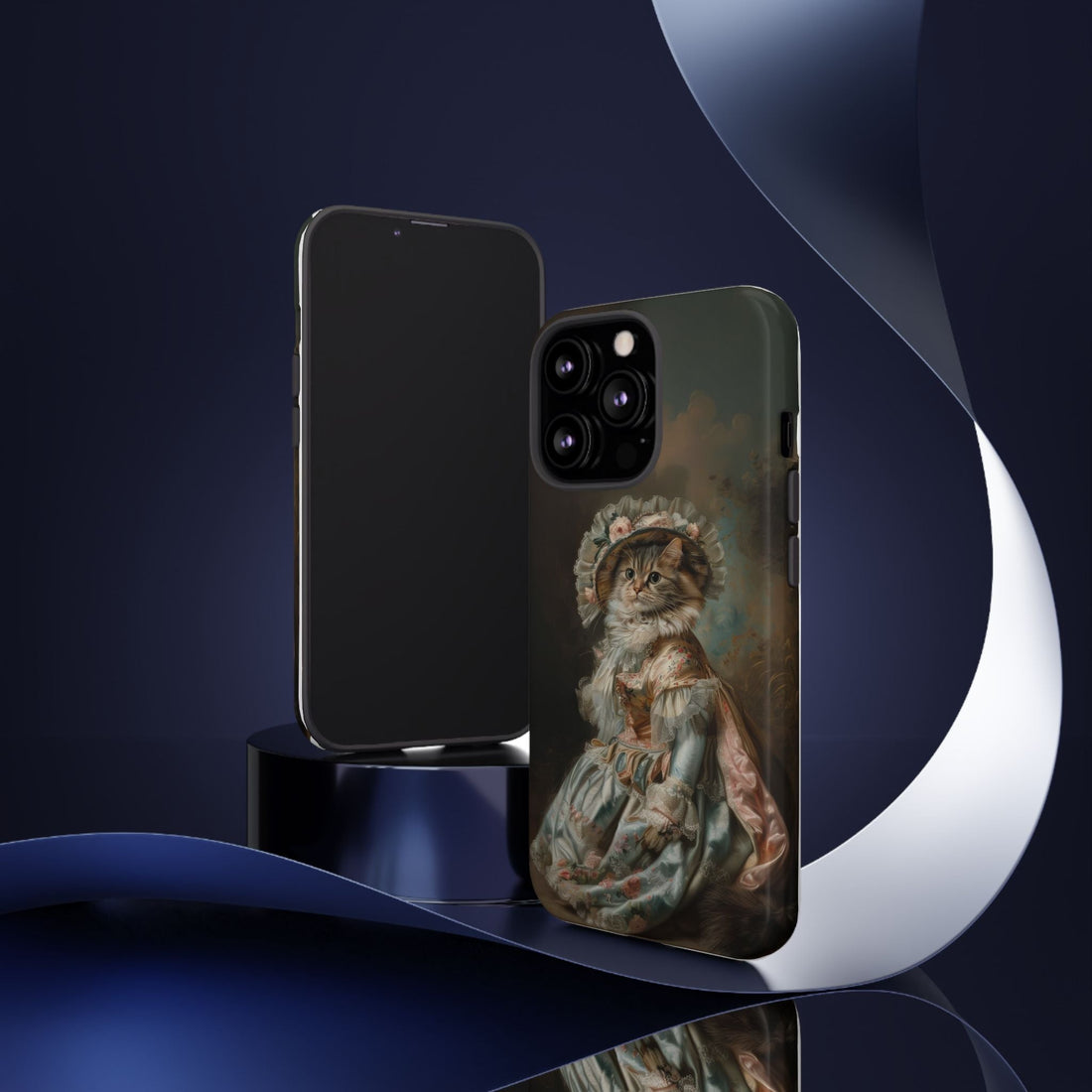 Charming Vintage Cat Phone Case – Unique Gift