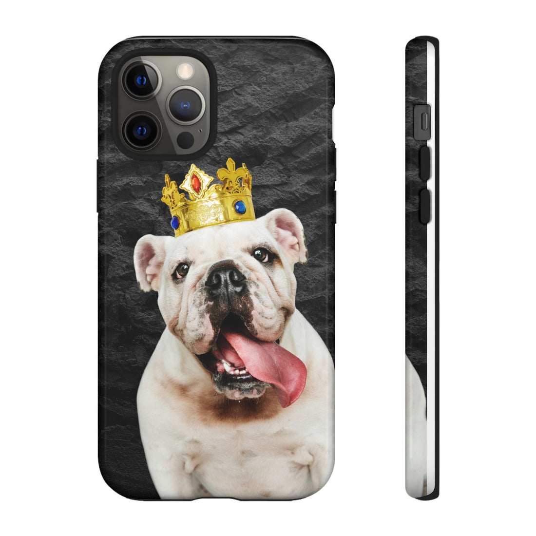 Crowned Dog Phone Case – Unique Pet Gift