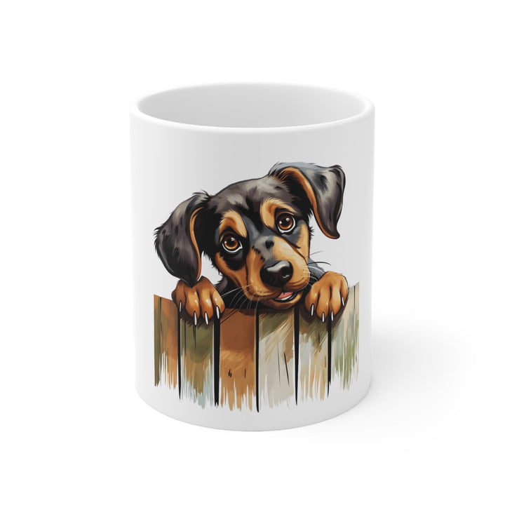 Cute Dog Ceramic Mug – Pet Lover Gift