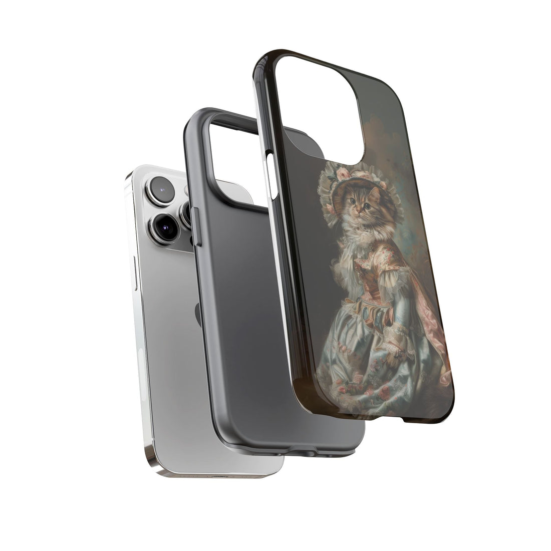 Charming Vintage Cat Phone Case – Unique Gift