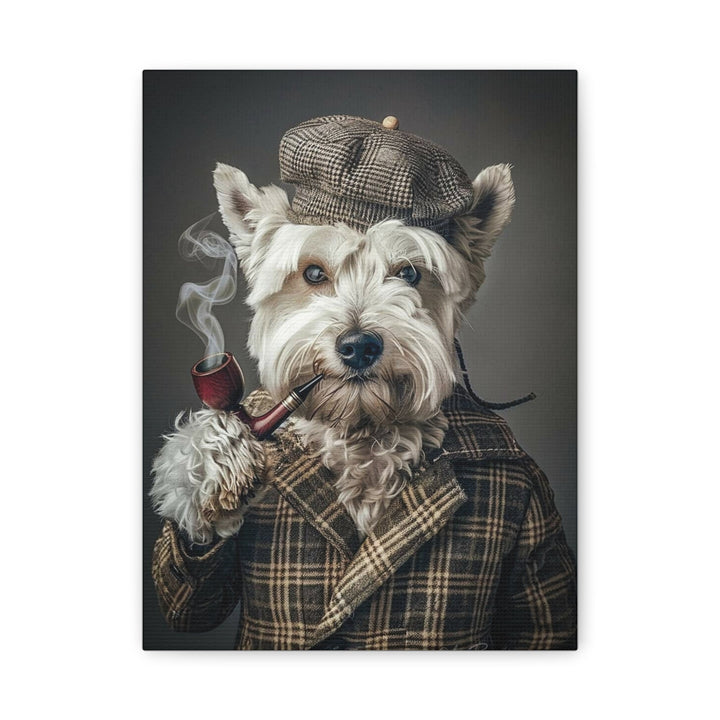 Whimsical Pet Portrait Canvas – Unique Wall Art