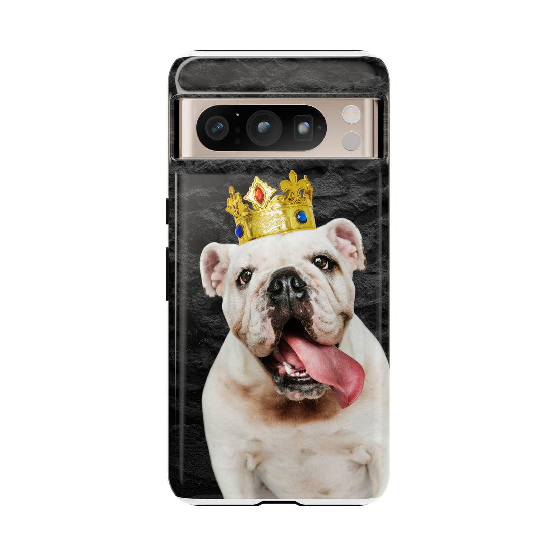 Crowned Dog Phone Case – Unique Pet Gift