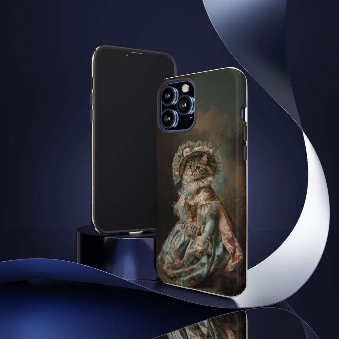Charming Vintage Cat Phone Case – Unique Gift