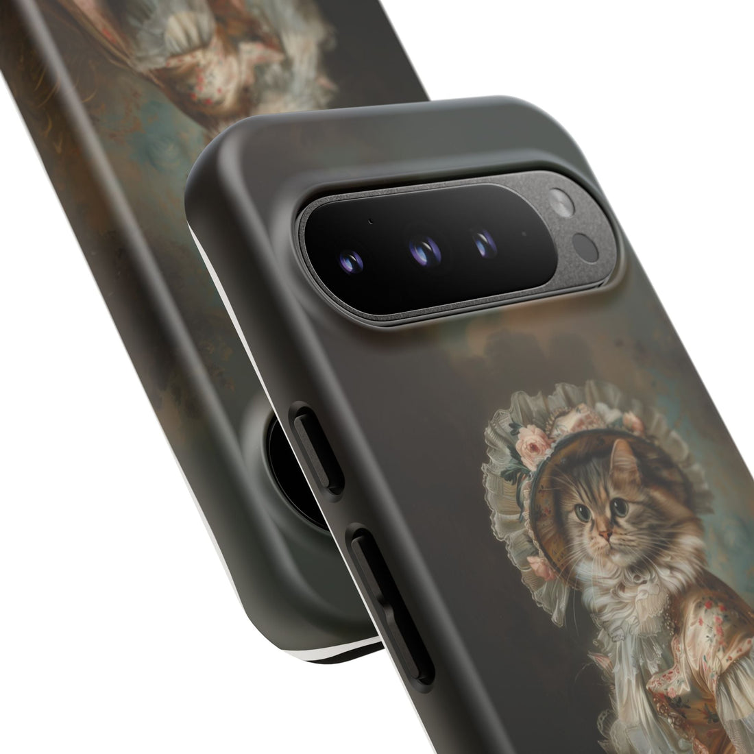 Charming Vintage Cat Phone Case – Unique Gift