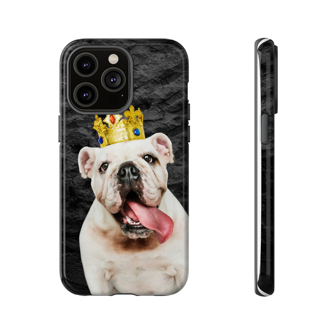 Crowned Dog Phone Case – Unique Pet Gift
