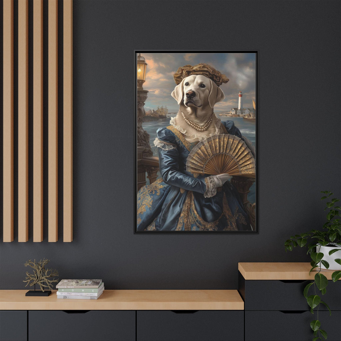 Whimsical Dog Portrait Canvas – Unique Pet Art