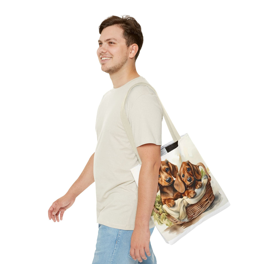 Dachshund Dog Portrait Tote – Pet Lover Gift