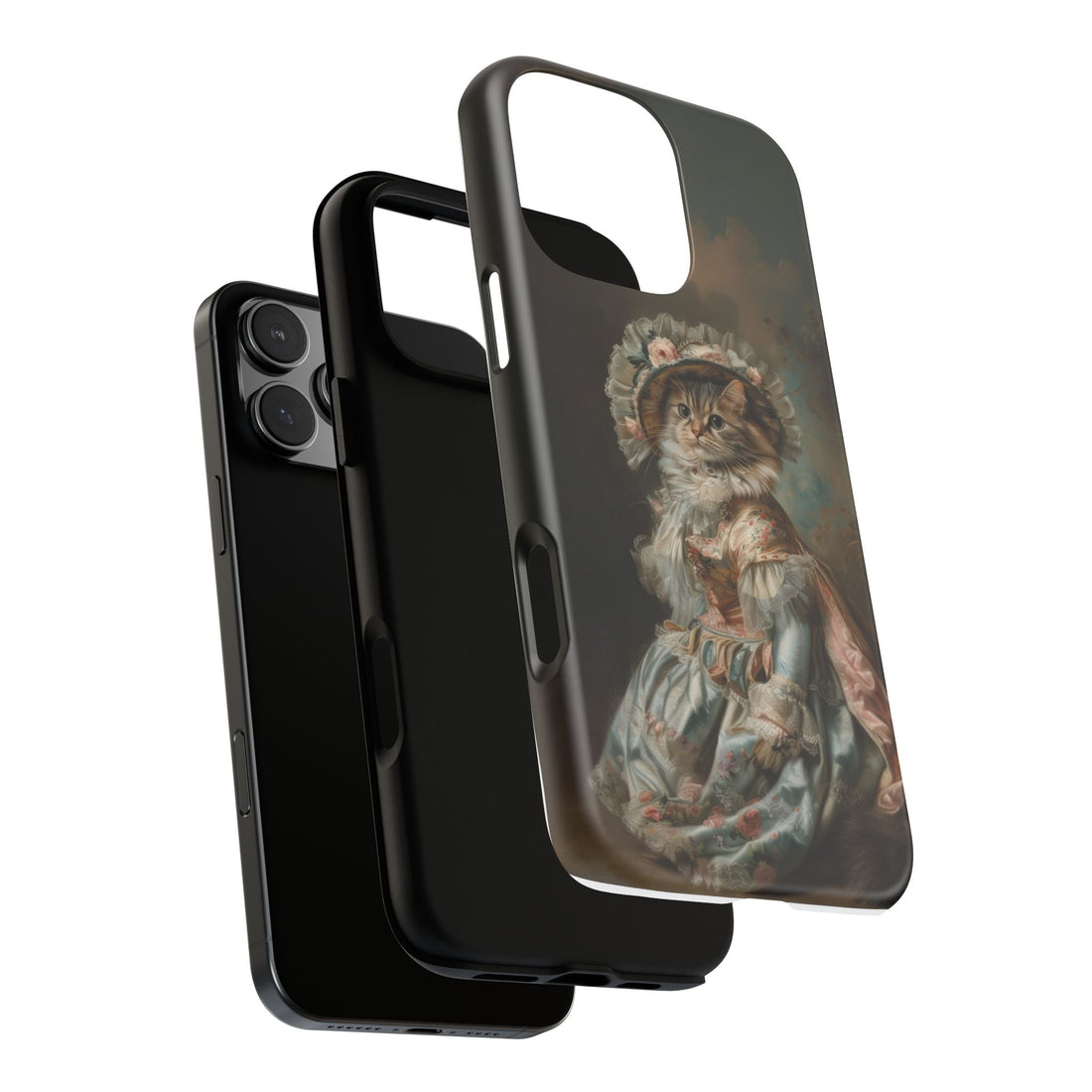 Charming Vintage Cat Phone Case – Unique Gift