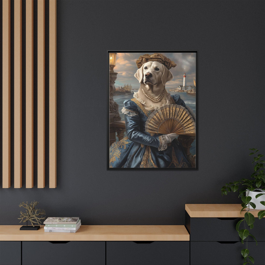 Whimsical Dog Portrait Canvas – Unique Pet Art