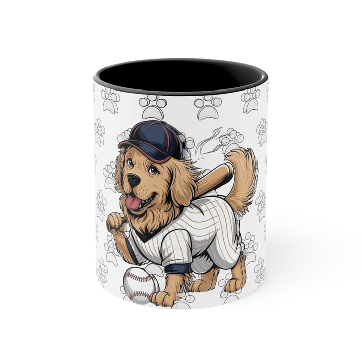 Playful Dog Accent Mug – Cute Pet Gift