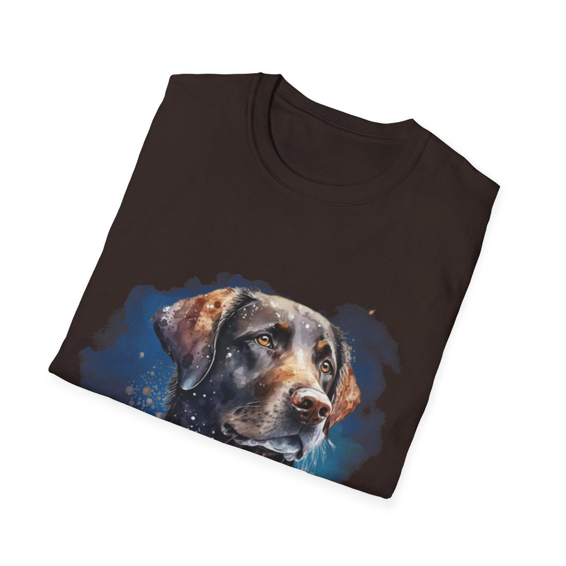 Watercolor Dog Art T-Shirt – Pet Lover Gift
