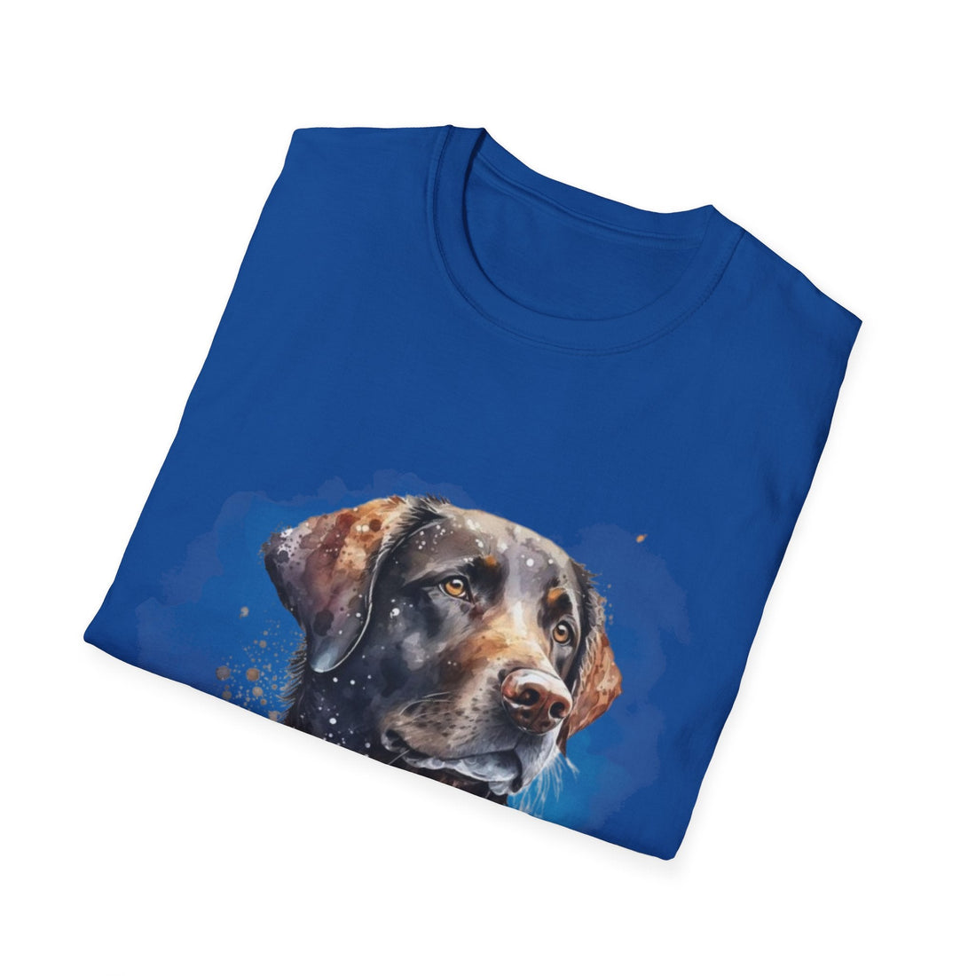 Watercolor Dog Art T-Shirt – Pet Lover Gift
