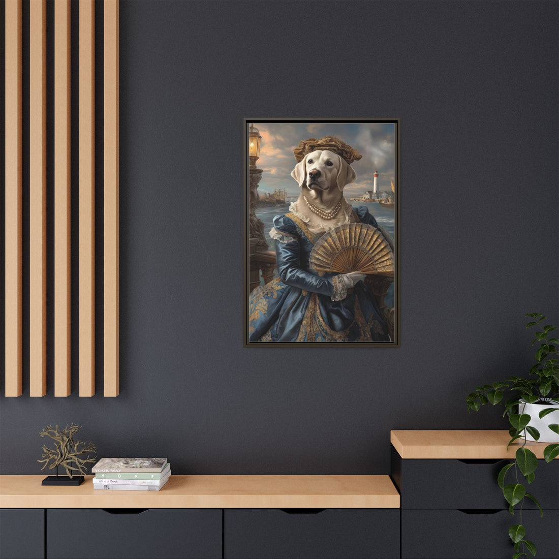 Whimsical Dog Portrait Canvas – Unique Pet Art