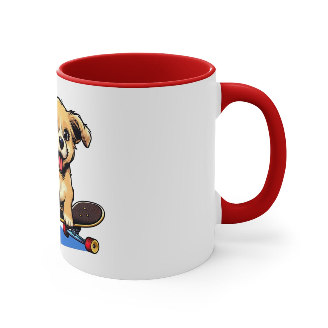 Skateboarding Puppy Mug – Funny Dog Gift