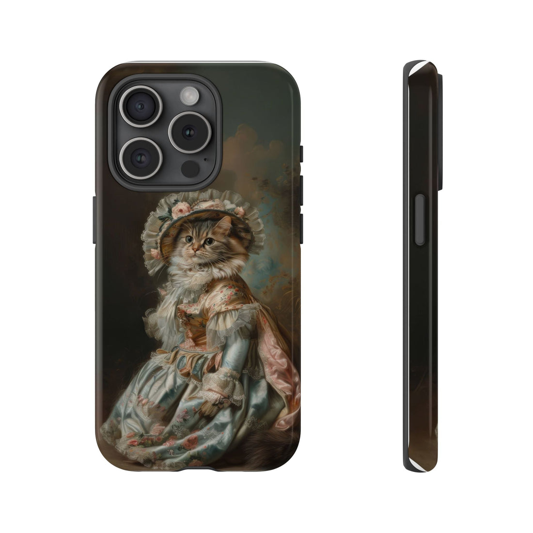 Charming Vintage Cat Phone Case – Unique Gift