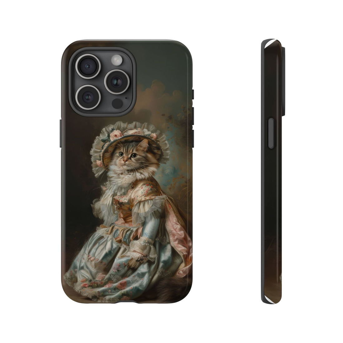 Charming Vintage Cat Phone Case – Unique Gift