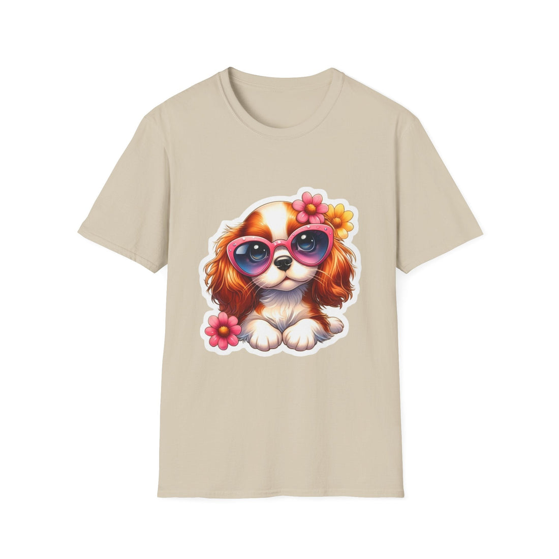 Cute Dog Glasses T-Shirt – Pet Lover Gift