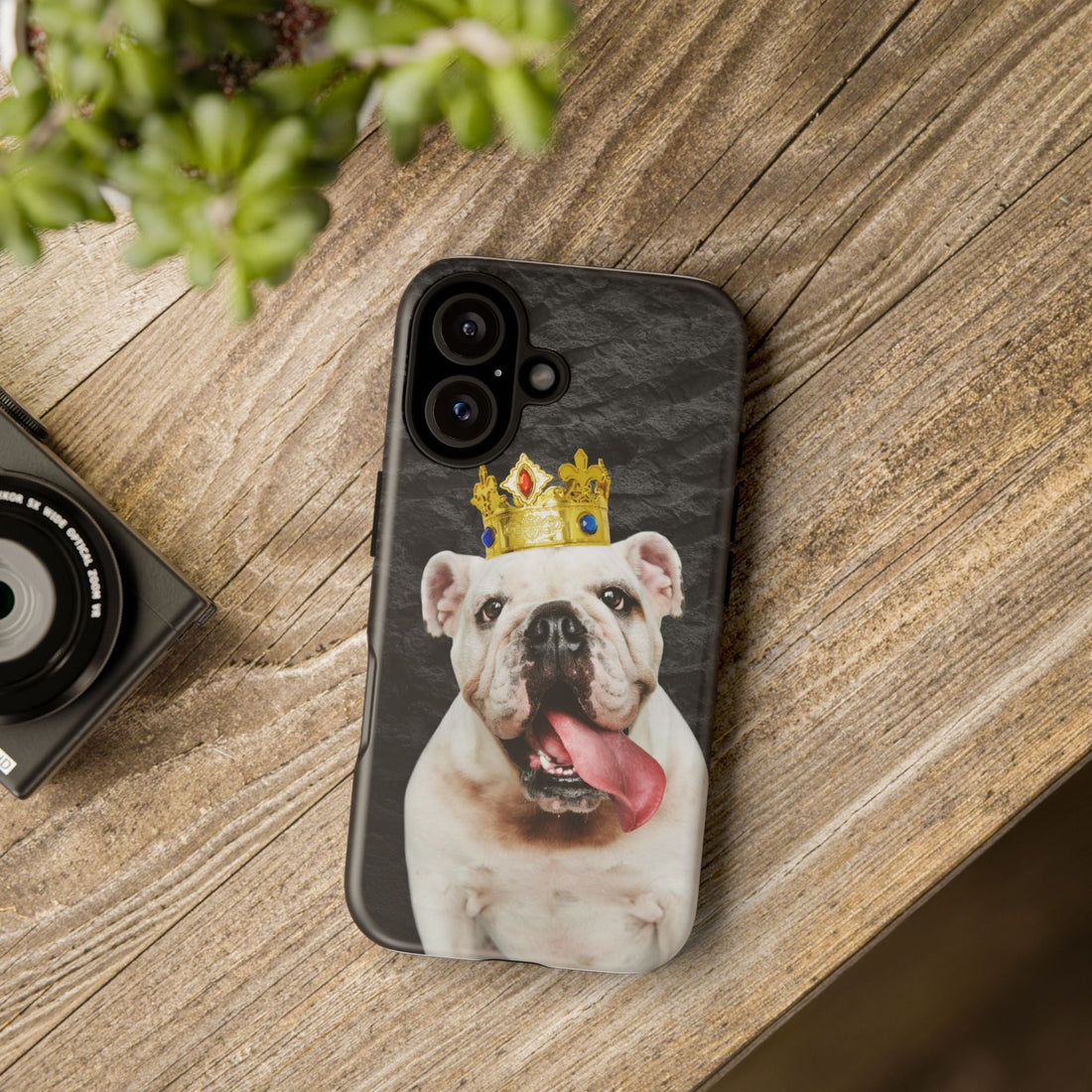 Crowned Dog Phone Case – Unique Pet Gift
