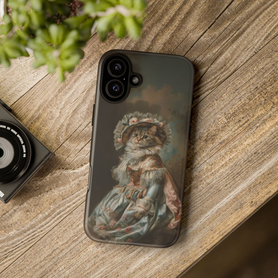 Charming Vintage Cat Phone Case – Unique Gift