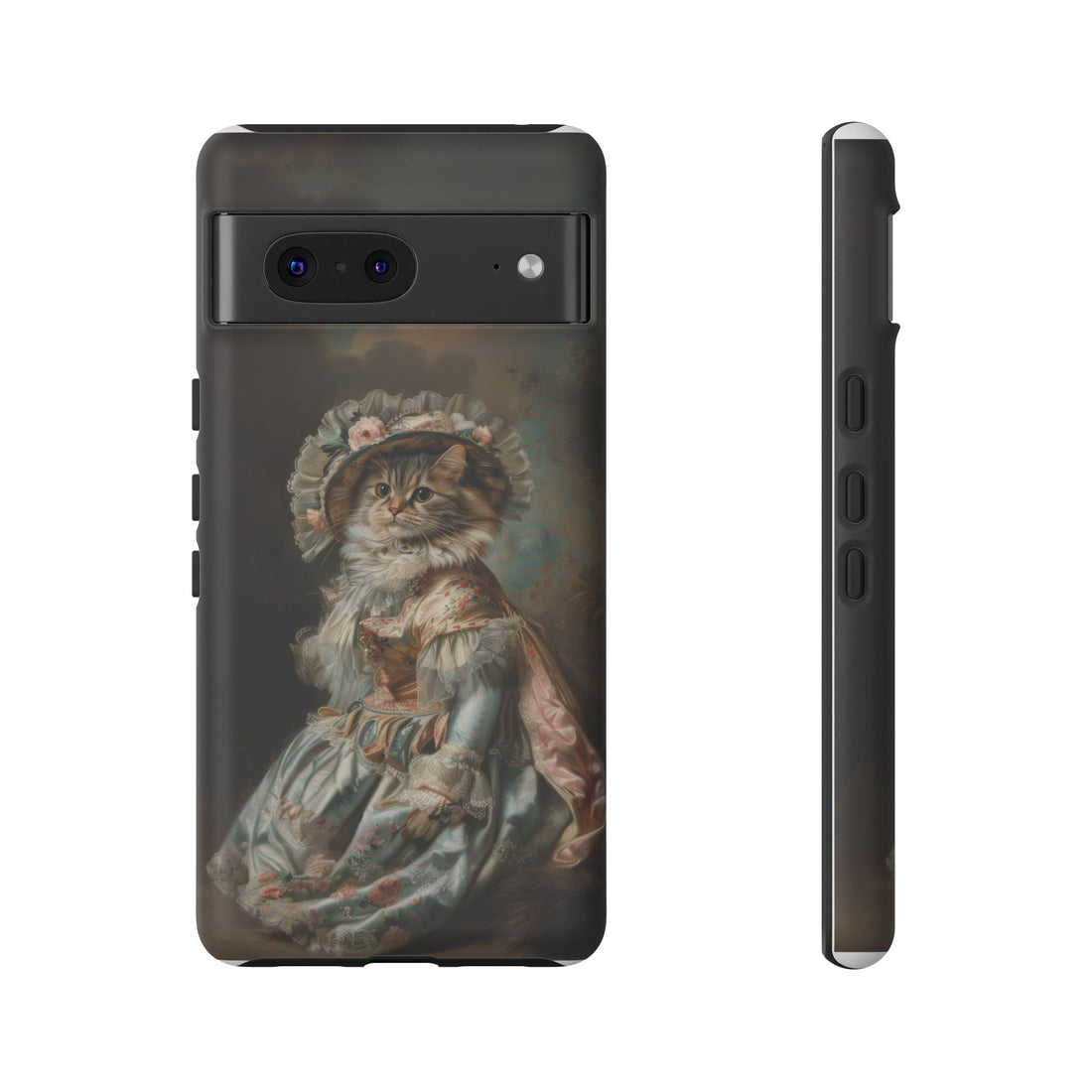 Charming Vintage Cat Phone Case – Unique Gift