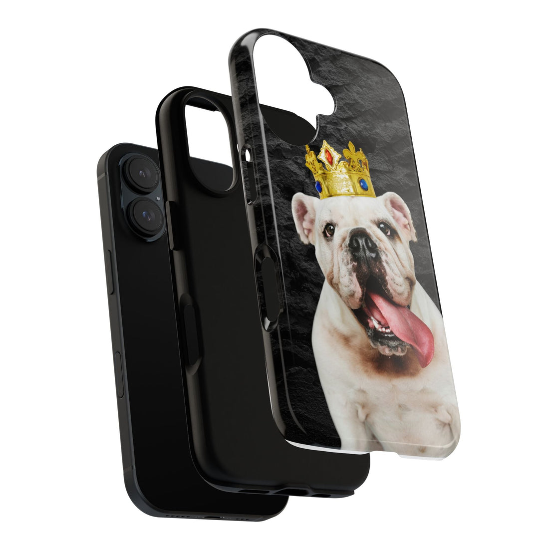 Crowned Dog Phone Case – Unique Pet Gift