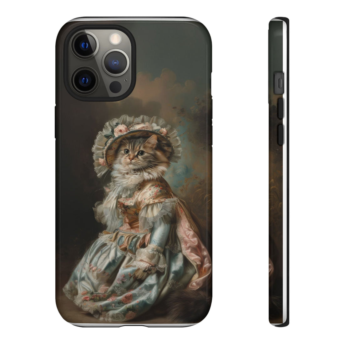 Charming Vintage Cat Phone Case – Unique Gift
