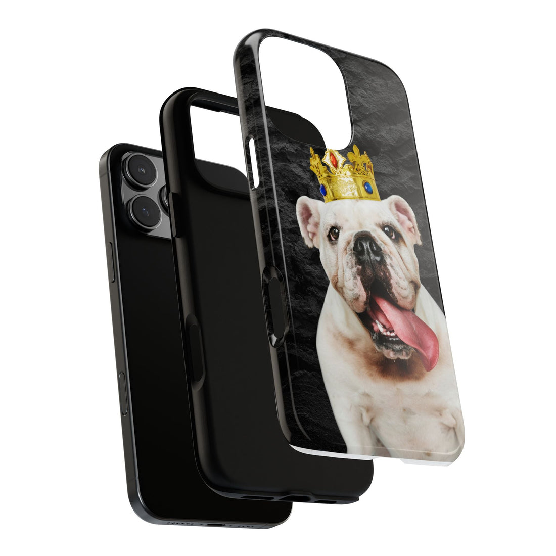 Crowned Dog Phone Case – Unique Pet Gift