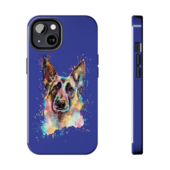 Vibrant Dog Art Tough Phone Case – Unique Gift