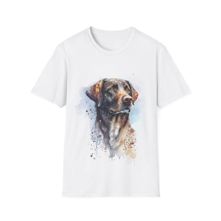 Watercolor Dog Art T-Shirt – Pet Lover Gift