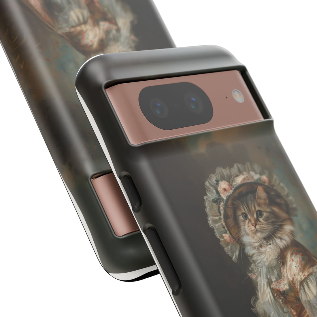 Charming Vintage Cat Phone Case – Unique Gift