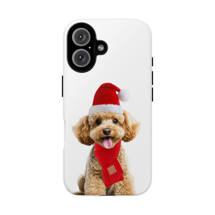 Festive Dog Phone Case – Holiday Gift for Pet Lovers