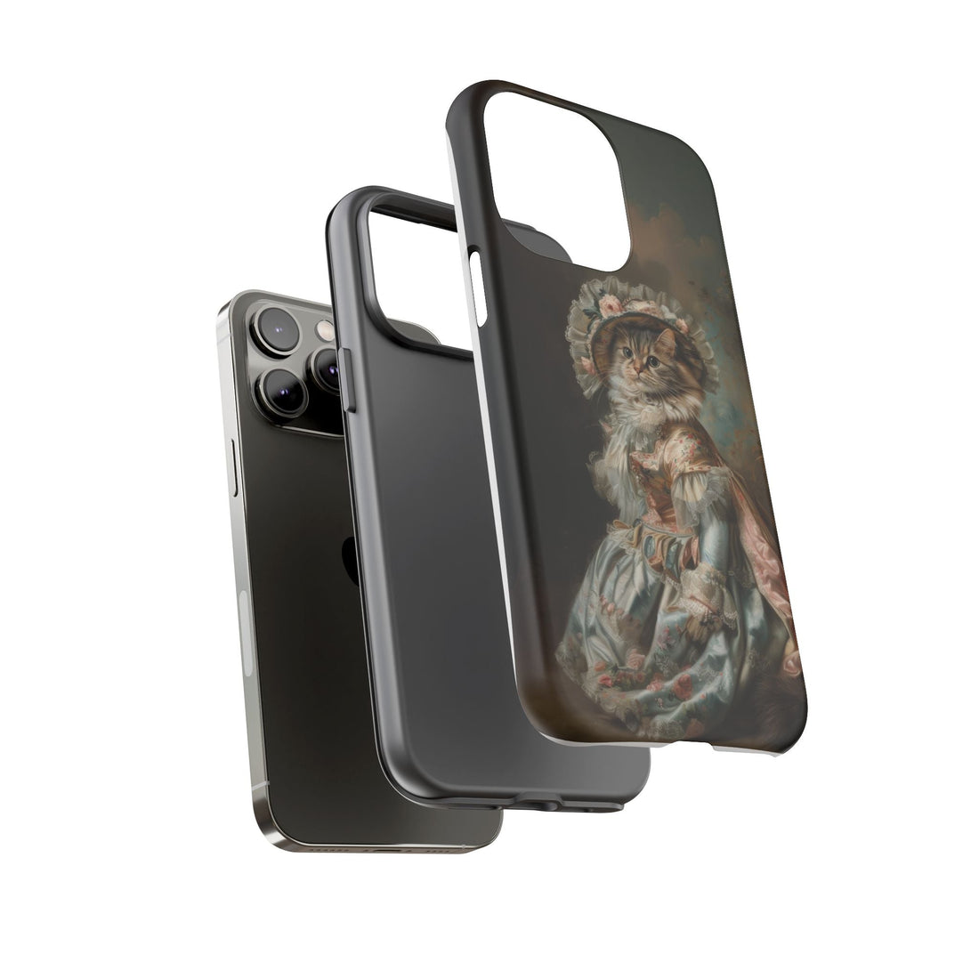 Charming Vintage Cat Phone Case – Unique Gift