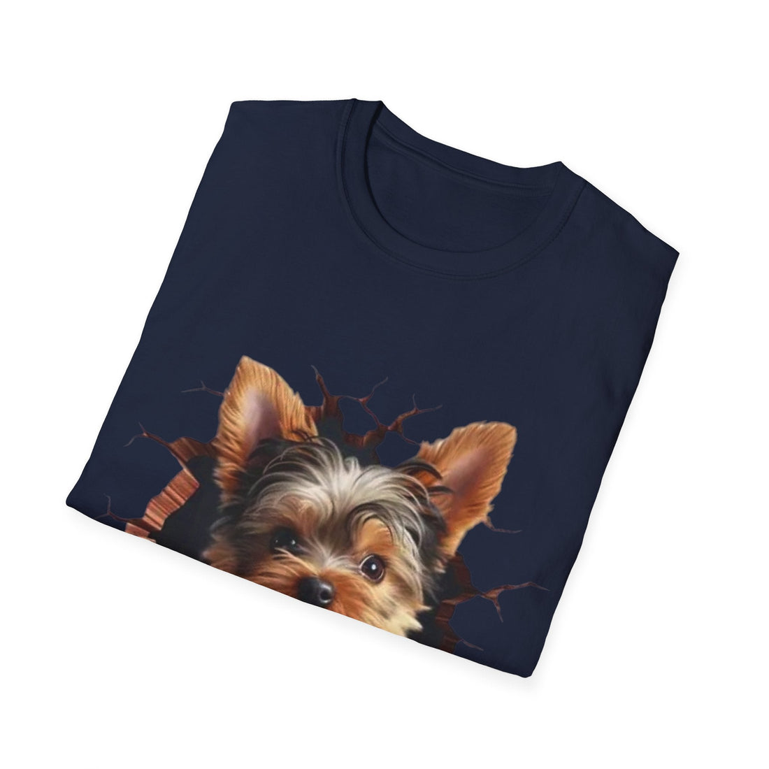 Cute Yorkie 3D Graphic Tee – Pet Gift