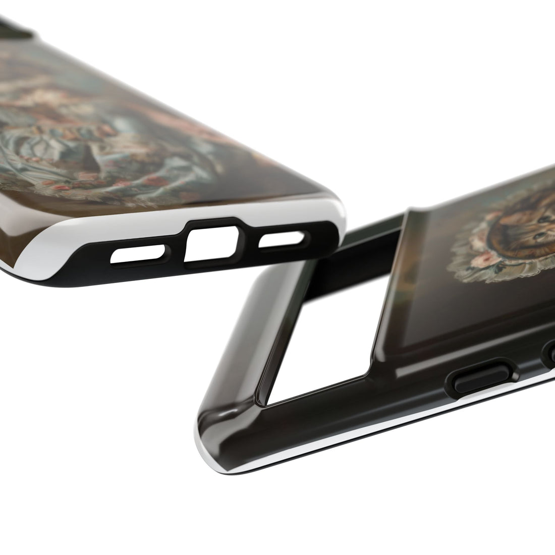 Charming Vintage Cat Phone Case – Unique Gift