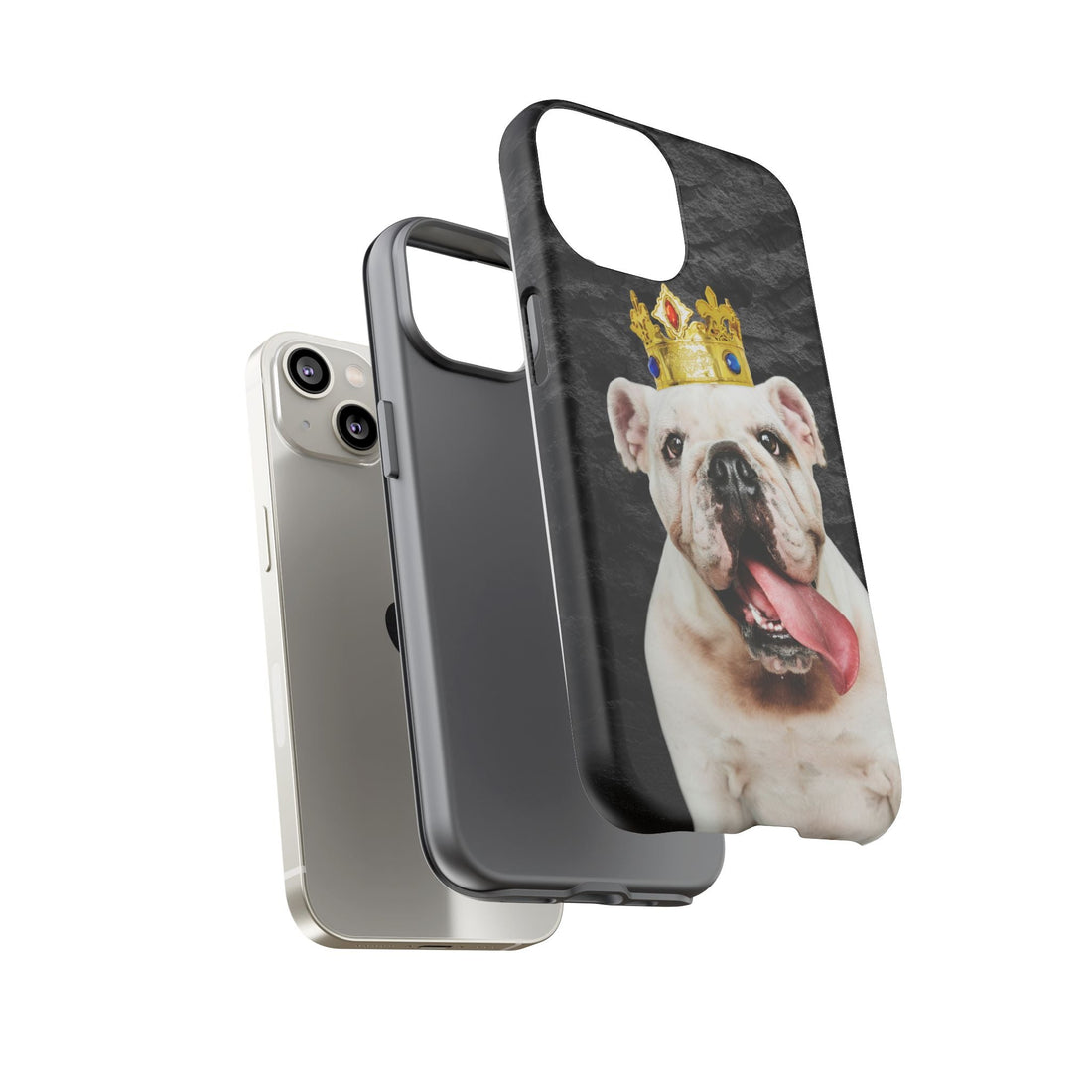 Crowned Dog Phone Case – Unique Pet Gift