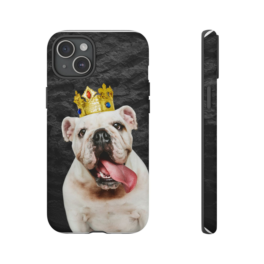 Crowned Dog Phone Case – Unique Pet Gift